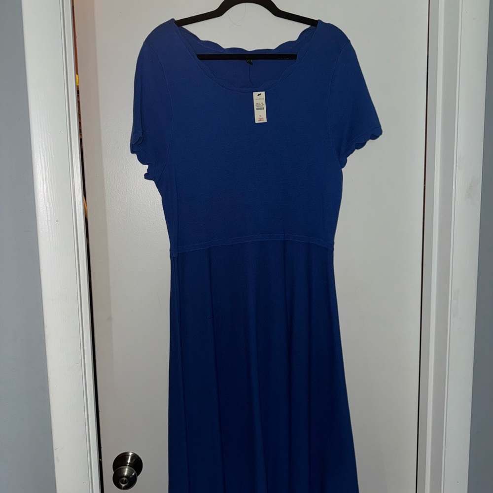 Talbots Royal Blue Midi Dress